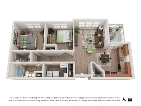 3D image of Lexington Floorplan